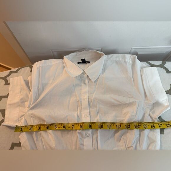 J.Crew Cerise shirtdress in cotton poplin NWOT Size 6 - Picture 5 of 10